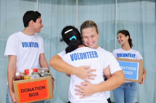 Volunteer workers