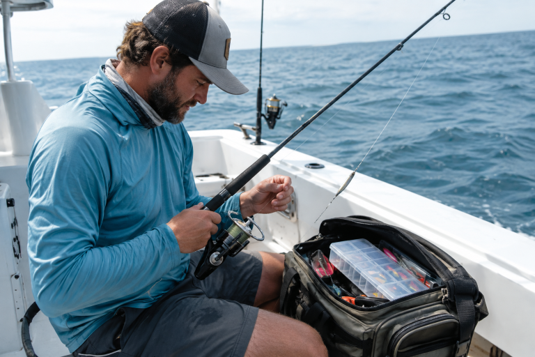 How To Build A Balanced Offshore Fishing Setup Man fishing